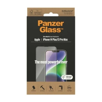Szkło PanzerGlass Ultra-Wide Fit do iPhone 14 Plus / 13 Pro Max 6,7" Screen Protection Antibacterial 2773