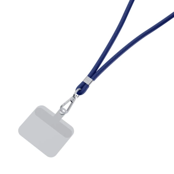 Universelles Smartphone-Lanyard 3mk EasyClip Dunkelblau (Silber)