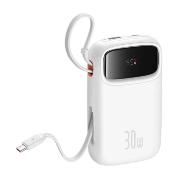 Baseus QPow 2 10000 mAh 30 W Powerbank Weiß