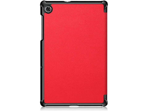 Etui Alogy Book Cover do Lenovo M10 Gen 2 TB-X306 Czerwone + Szkło