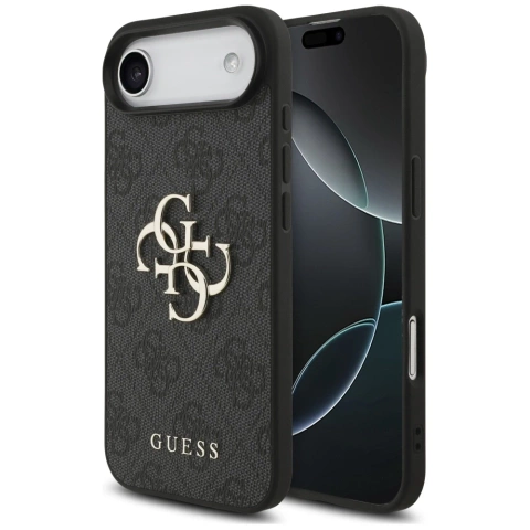 Etui Guess Hardcase 4G Big Metal Logo do iPhone 17 Air  czarne