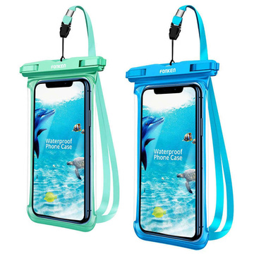 Gehäuse x2 wasserdicht Fonken wasserdicht universal IPX8 bis 6,5 Grün / Blau