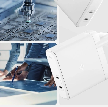 Ładowarka Sieciowa Spigen ArcStation Pro GaN-1402 140W USB-C 2xPD White
