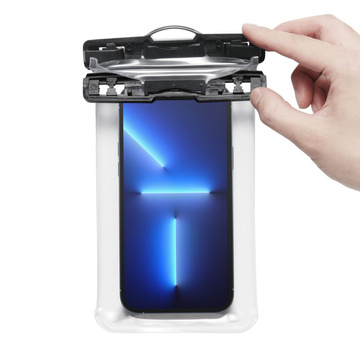 Uniwersalne etui wodoodporne na telefon 6.9 Spigen A601 IPX8 Crystal Clear