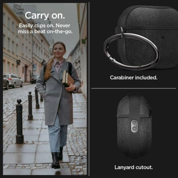 Spigen Urban Fit Schutzhülle für Apple AirPods Pro 1/2 Schwarz