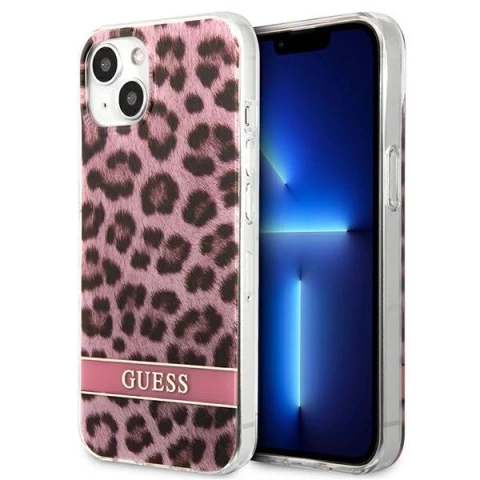 Schätze GUHCP13SHSLEOP iPhone 13 mini 5,4 "rosa / rosa Hardcase Leopard
