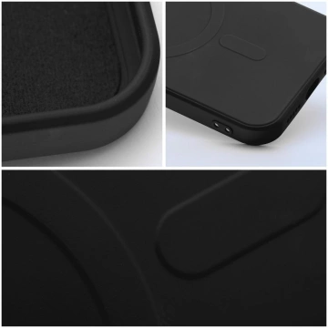 Futerał Silicone Mag Cover do IPHONE 14 czarny