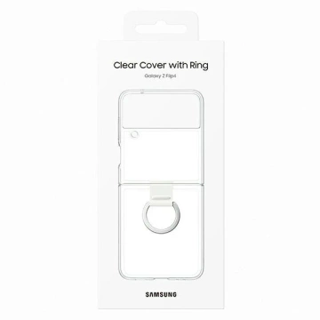 Etui Samsung EF-OF721CTEGWW do Samsung Galaxy Z Flip 4 przezroczysty/transparent Clear Cover Ring