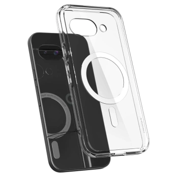 Etui do Google Pixel 9a Spigen Ultra Hybrid Mag MagSafe Clear/White