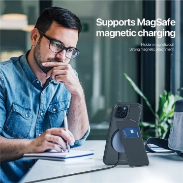 DUX DUCIS Rafi II Mag-Hülle – Rückseite mit Ständer, kompatibel mit MagSafe für iPhone 15