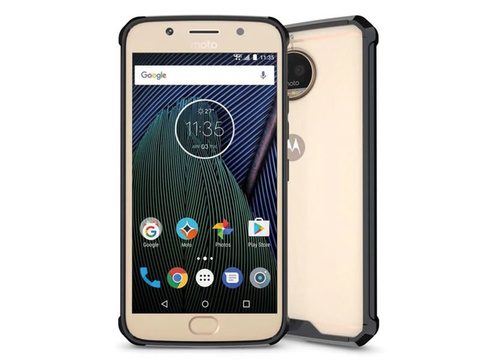 Alogy Crystal Armor Motorola Moto G5S Plus Hülle Schwarz