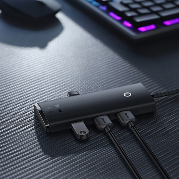 HUB Adapter Baseus Lite Series przejściówka rozdzielacz USB-A do 4x USB-A 100cm