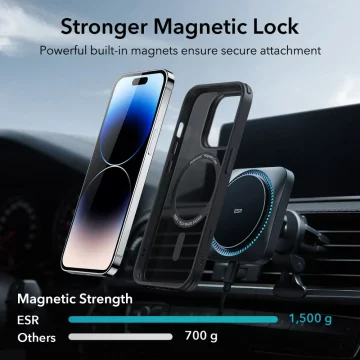 Etui für ESR CH HaloLock MagSafe für Apple iPhone 14 Pro Max Frosted Black