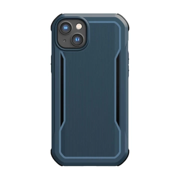 Raptic Fort Case iPhone 14 Plus mit gepanzerter blauer MagSafe-Hülle