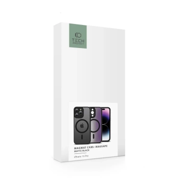 Etui Magmat Cam Magsafe für Apple iPhone 15 Pro Mattschwarz