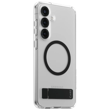 Etui CARE do Samsung Galaxy S25+ by PanzerGlass Feature Kickstand QI Clear