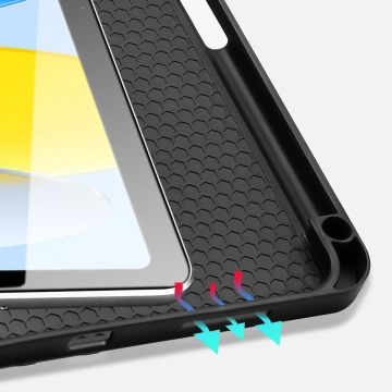 Dux Ducis Domo etui iPad 11" 2025 (11gen.) / 10.9'' 2022 (10gen.) pokrowiec smart cover podstawka niebieskie