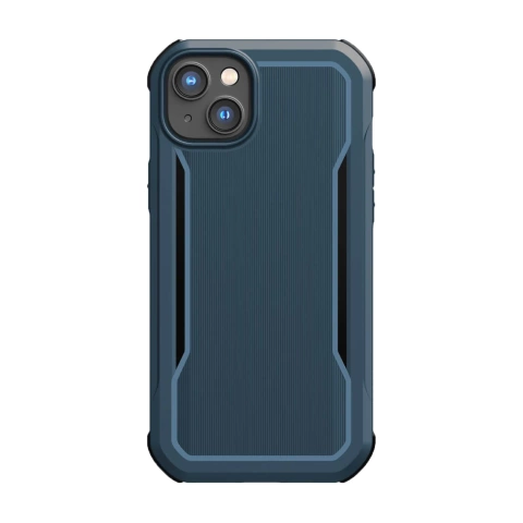Raptic Fort Case iPhone 14 Plus mit gepanzerter blauer MagSafe-Hülle