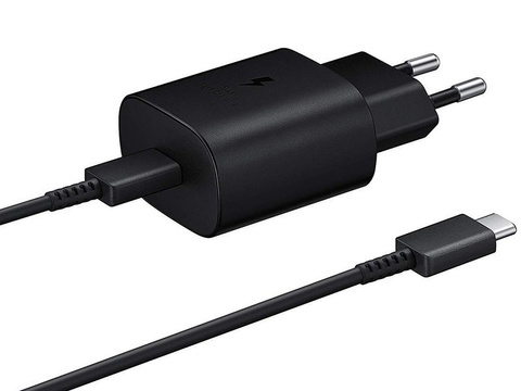 Samsung EP-TA800EBE 25W Wandladegerät für Galaxy A70 Black