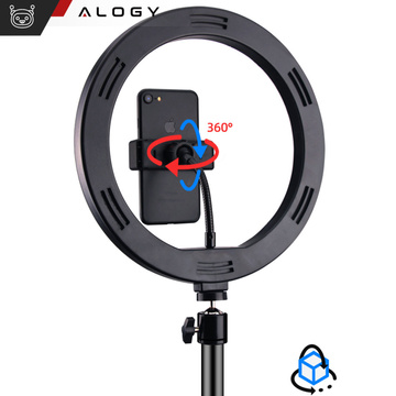 Lampa pierścieniowa fotograficzna Alogy Ring A33 do zdjęć makijażu 