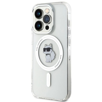 Etui Karl Lagerfeld KLHMP15LHFCCNOT do iPhone 15 Pro 6.1" transparent hardcase IML Choupette MagSafe