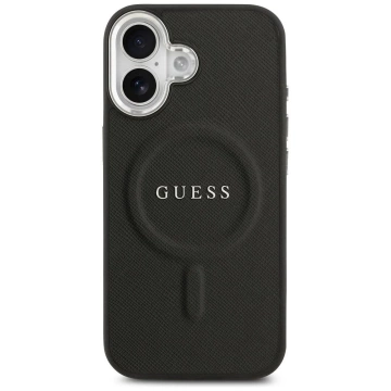 Etui Guess Classic Logo MagSafe na iPhone 17 - Czarny