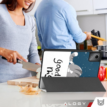 Etui für Lenovo Tab M11 10.95" TB330FU / TB330XU / TB331FC Schutzhülle für Tablet Alogy Book Cover Sleeping Cat