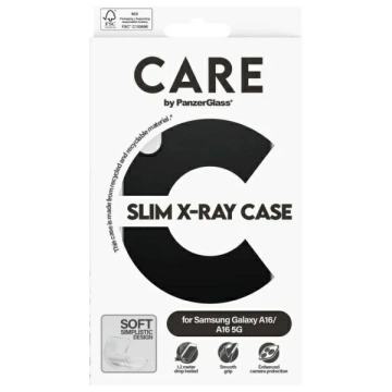 Etui do Samsung Galaxy A16 / A16 5G CARE by PanzerGlass® Fashion Case czarny/black