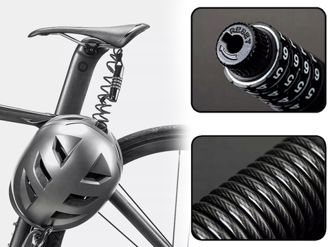 RockBros T609 Schwarzes Fahrradschloss