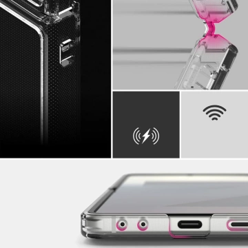 Etui Ringke Fusion do Galaxy Z Flip 7 Przezroczyste Clear