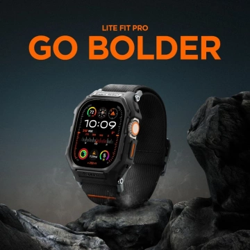 Pasek Spigen Lite Fit PRO do Apple Watch Ultra 1 / 2 (49 mm) Matte Black