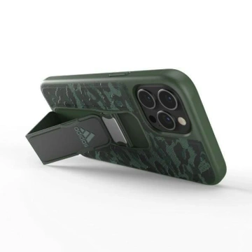 Etui ochronne Adidas SP Grip Case Leopard do Apple iPhone 12 Pro Max green/zielony 43723