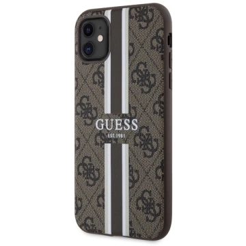 Etui Guess GUHMN61P4RPSW do iPhone 11 / Xr hardcase 4G Printed Stripes MagSafe
