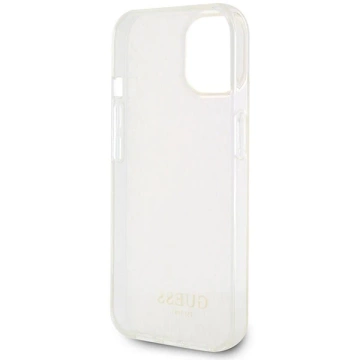 Etui Guess GUHCP15SHDECMP für iPhone 15 6,1" rot/rosa Hardcase IML Faceted Mirror Disco Iridescent