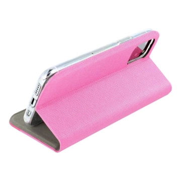 Etui Kabura SENSITIVE Book do Samsung Galaxy S25+ Plus Różowy Stand