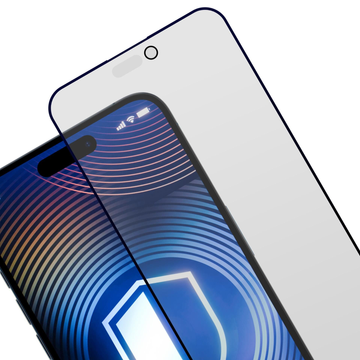 Mattes gehärtetes Glas für Apple iPhone 15 iPhone / iPhone 16 – 3mk HardGlass Matt Max Privacy