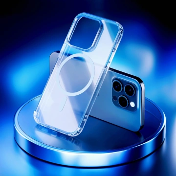 Etui do Apple iPhone 16 Pro do MagSafe 3mk MagCase wzmocniona obudowa pancerne plecki przezroczyste