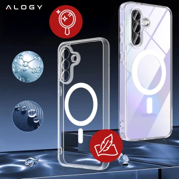 Etui do Samsung Galaxy A36 5G obudowa ochronna na telefon Alogy HybridShield™️ Case Przezroczyste