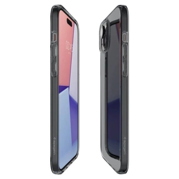 Spigen Crystal Flex Hülle für Apple iPhone 15 Plus – grau und transparent