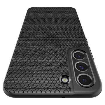 Etui obudowa Spigen Liquid Air do Samsung Galaxy S22 Matte Black + Szkło