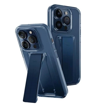 Etui do iPhone 15 Pro Max UNIQ Heldro Mount Grip Stand Niebieskie
