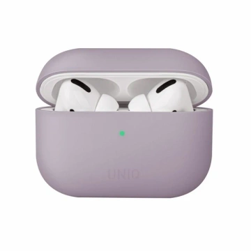 Etui ochronne na słuchawki UNIQ etui Lino do Apple AirPods Pro Silicone lawendowy/lilac lavender