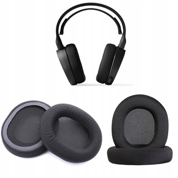 Nauszniki Alogy Gąbki na słuchawki pady do STEELSERIES ARCTIS 1 3 5 7 PRO 9X Black