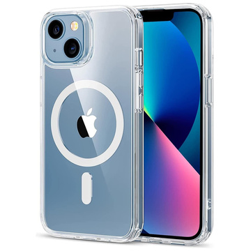 Etui ochronne na telefon Ultra Slim Mag obudowa do MagSafe case do Qi do Apple iPhone 13 Przezroczysty