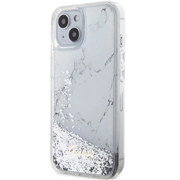 Etui Guess GUHCP14SLCSGSGH für iPhone 14 6,1" Hardcase Liquid Glitter Marble