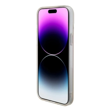 Etui Guess GUHMP15MHITSP do iPhone 15 Plus 6.7" hardcase IML Iridescent MagSafe różowy/pink
