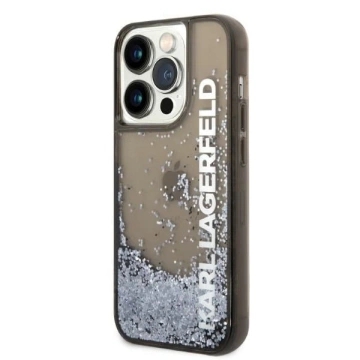Etui Karl Lagerfeld KLHCP14LLCKVK für iPhone 14 Pro 6,1" Hardcase Liquid Glitter Elong