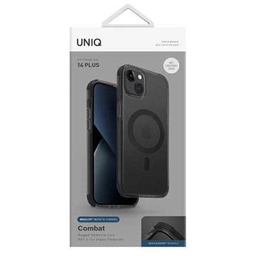 Etui do iPhone 15 Plus UNIQ Combat MagClick Czarne MagSafe