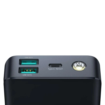 Powerbank Joyroom JR-PBF03 30000 mAh PD 30 W + kabel USB-C (0,25 m) – czarny