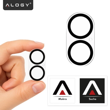 2x Kameralinsenglas für Apple iPhone 16 Pro / 16 Pro Max Alogy Lens Protector Pro Transparent